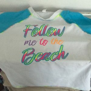 NWOT Girls rash guard size 14